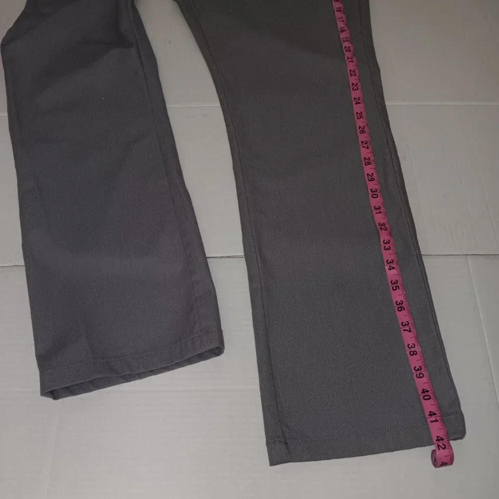 OLD NAVY FLEX ULTIMATE STRAIGHT LEG PANTS GRAY SIZE 36X32